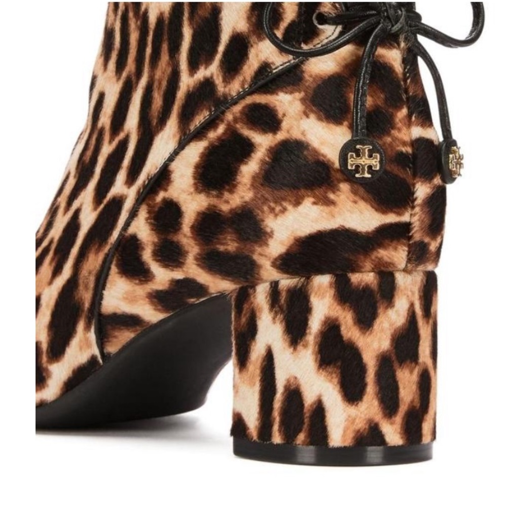 Tory Burch Laila calf hair leopard print bootie - Picture 4 of 7